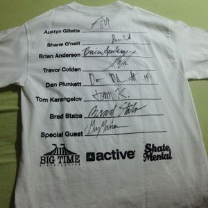 Active x 3D skateboarder limited shirt SIGNED