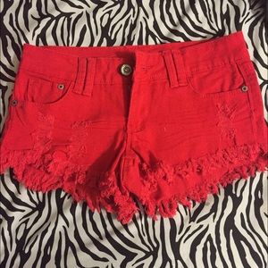🚫SOLD🚫⭐️2 FOR $8⭐️ Red Shorts