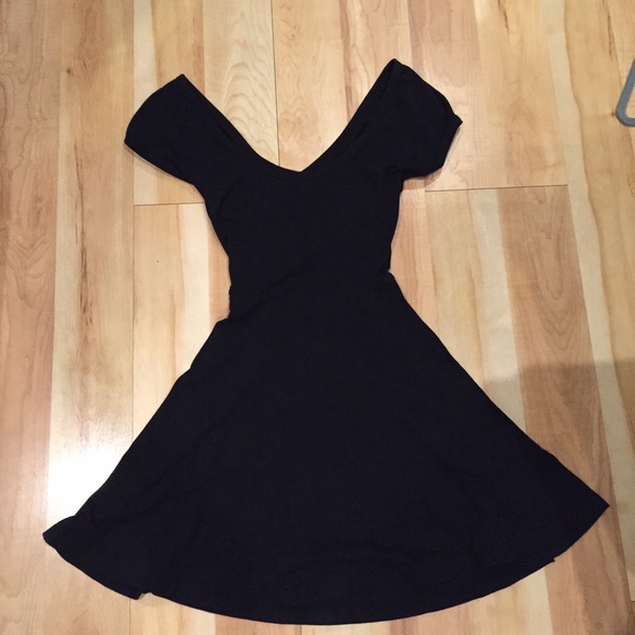 Cross back Skater Dress
