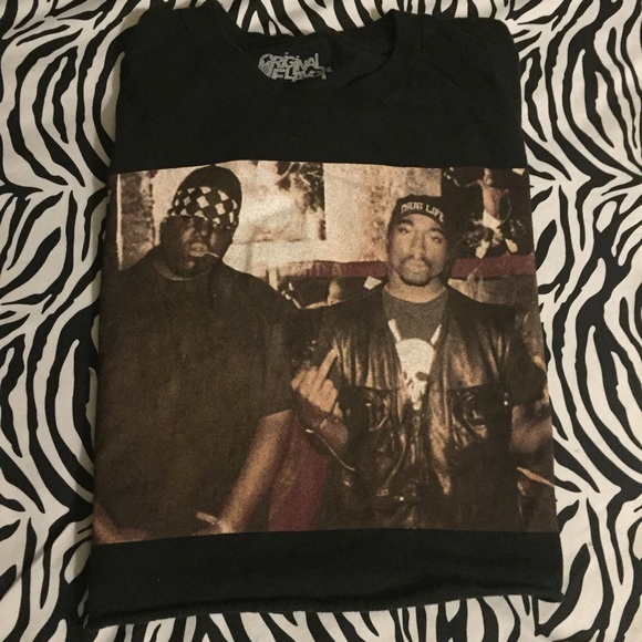 🚫SOLD🚫Biggie & 2Pac Crop Top