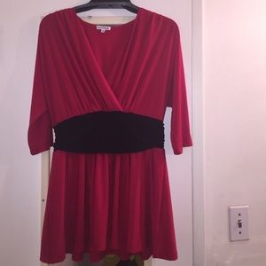 Classy plus size top in Red 0x (10,12)