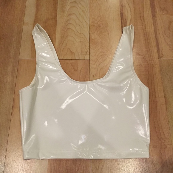 Vinyl Crop Top