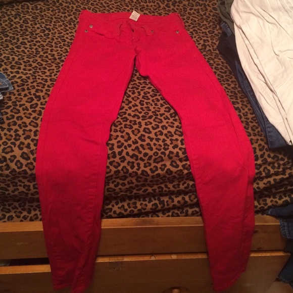 Red pants