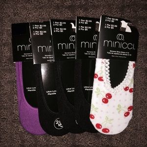 Minicci (by Payless) No Show Socks