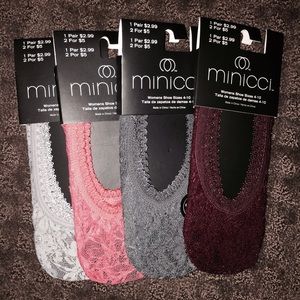 Lace No Show Socks from Minicci (by Payless)