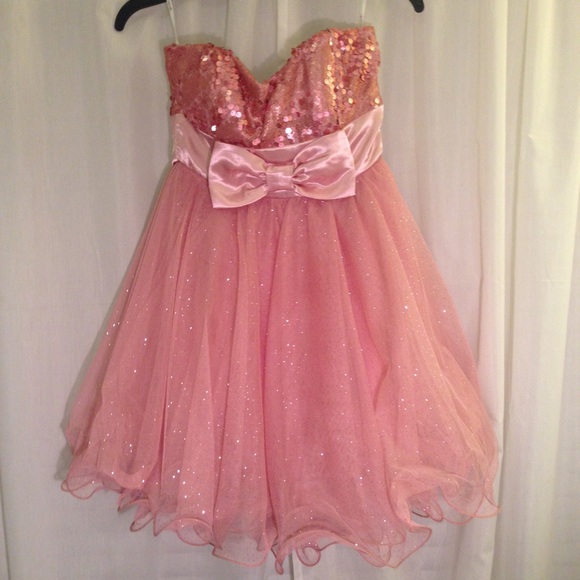 Pink homecoming/prom dress