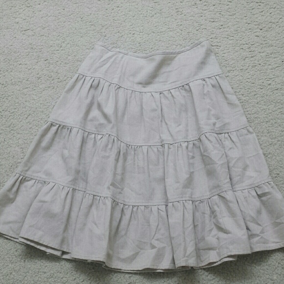 Boho linen skirt