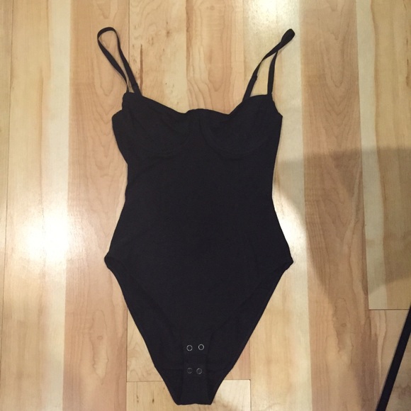 Cotton Spandex Jersey Bra Bodysuit