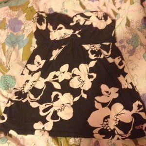 Hollister strapless top