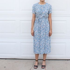 Vintage floral midi