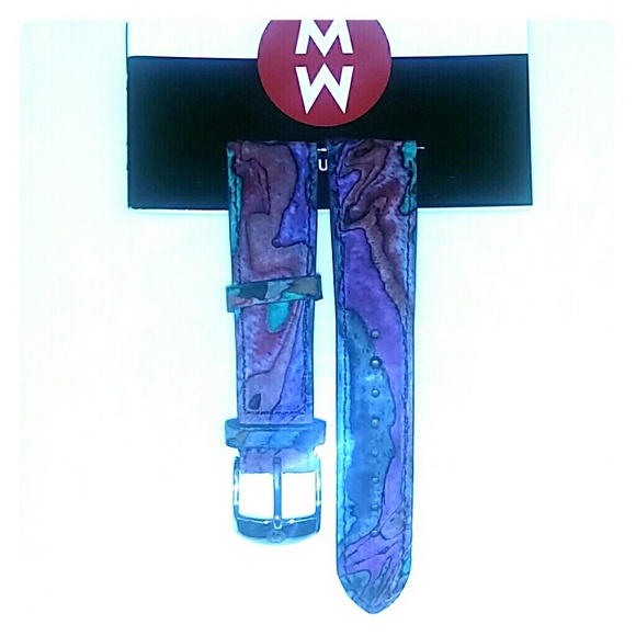 Michele watch band multi colored