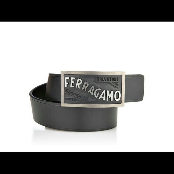 Ferragamo Brown Logo Buckle Belt - Picture 2 of 3