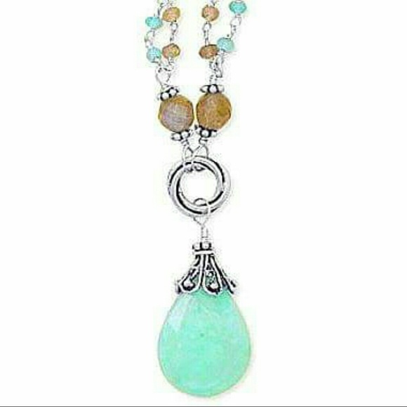BAILA LUNA MINT CHOCOLATE DROP NECKLACE