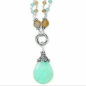 BAILA LUNA MINT CHOCOLATE DROP NECKLACE