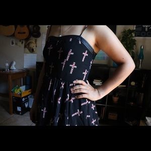 Flowered Cross dress