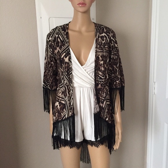 💥SAHARA leopard print kimono - Picture 4 of 6