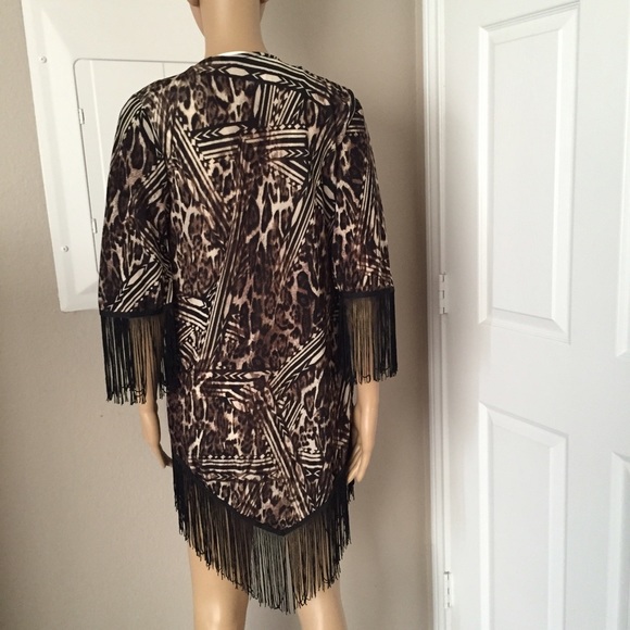 💥SAHARA leopard print kimono - Picture 5 of 6