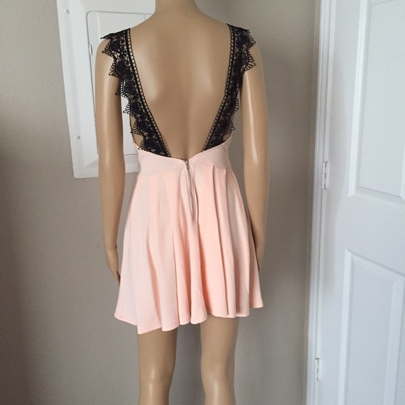 ⭐️5 star rated! WESTBRIAR peach &black dress - Picture 3 of 4