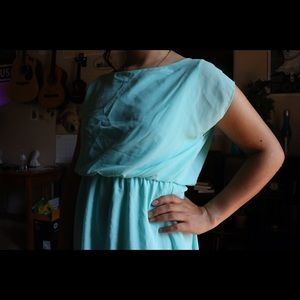 Light Teal Flowy dress