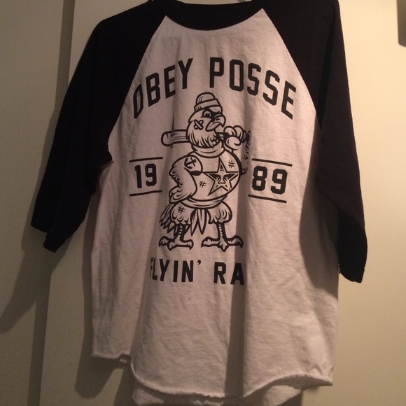 Obey 3/4 shirt