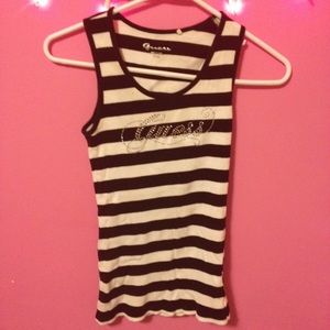 Guess striped tank