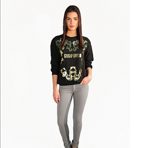 Clover Canyon Foiled Sweatshirt NWT - Picture 2 of 4