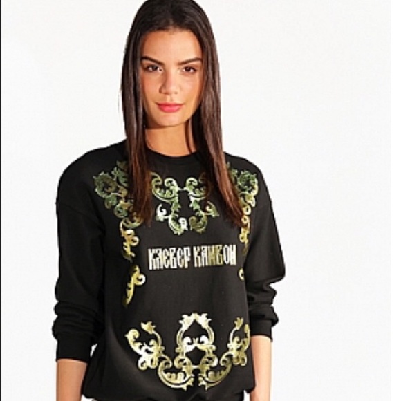 Clover Canyon Foiled Sweatshirt NWT - Picture 4 of 4