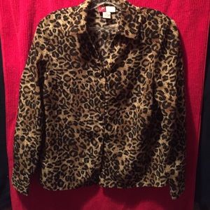Leopard Button Up Shirt