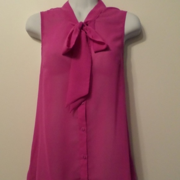 Charlotte Russe Tops - **SOLD**** Bow Tie Button Tank