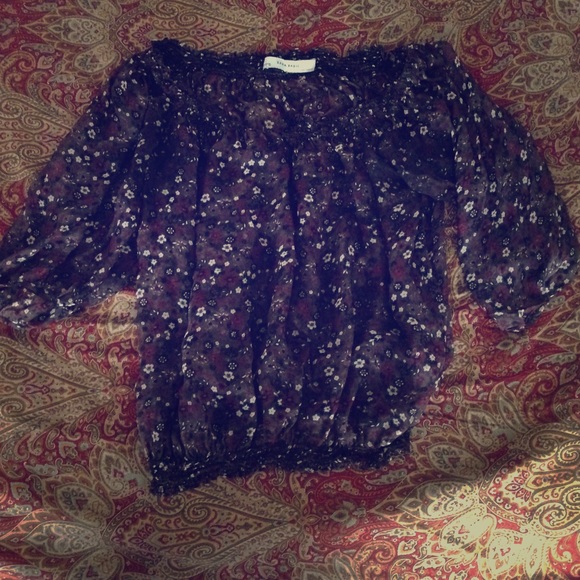 Sheer Floral Shirt
