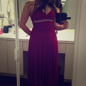 Red Halter Dress