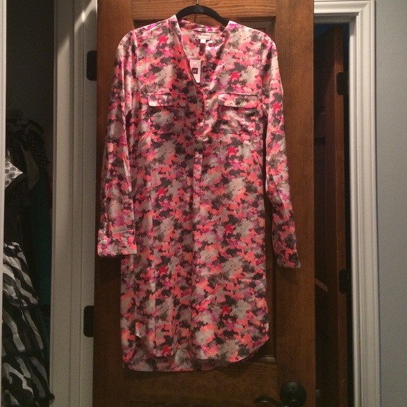 Gap shirtdress in pink camo