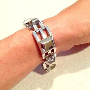 Stella & Dot Silver Luxor Link bracelet