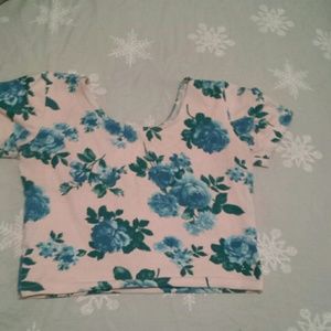 Aa floral crop top