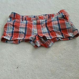 Hollister Plaid Shorts Size 9