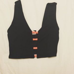 Music festival crop top