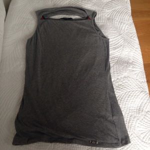GUCCI grey Jersey Tank Top