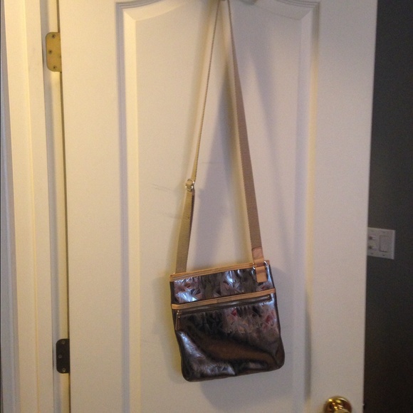 Michael Kors metallic crossbody bag