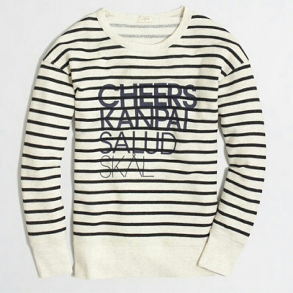 J Crew "Cheers" lightweight pullover