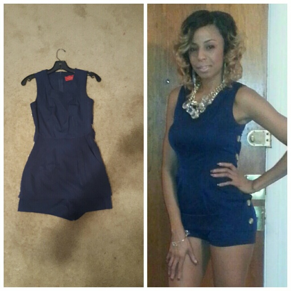 AKIRA!!! Navy Blue Rumper