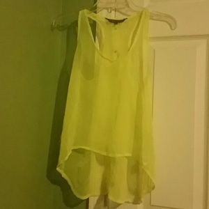 Neon yellow top