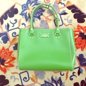 Kate spade emerald handbag! Brand new with tag!