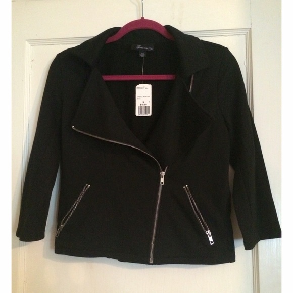 Forever 21 Jackets & Blazers - Black Zipper Jacket (new with tags)
