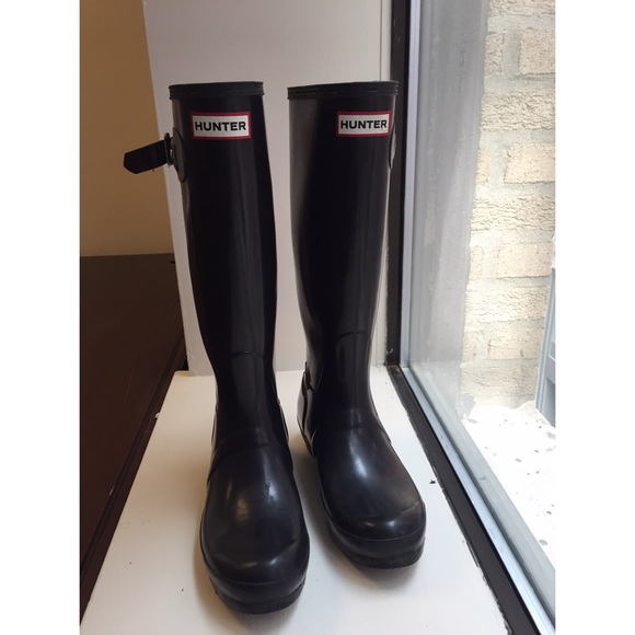 Hunter Boots - Tall Original Glossy Hunter Boots Sz 7