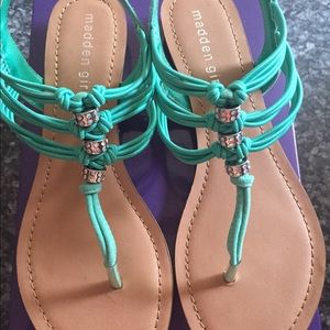 Women's strappy sandals.