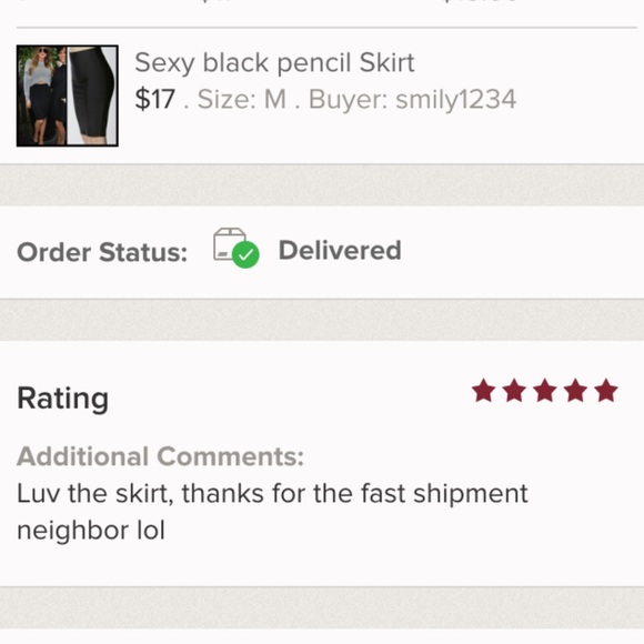 🚨LAST ONE 🚨Sexy Slimming Black Pencil Skirt - Picture 2 of 3