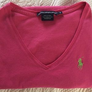 Pink Ralph Lauren Sport Tee