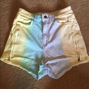 American Apparel high waisted shorts
