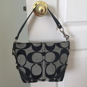 Authentic COACH black Mini Carly- NWOT