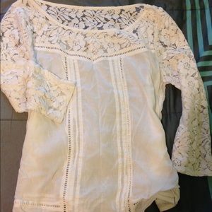 Hollister white shirt